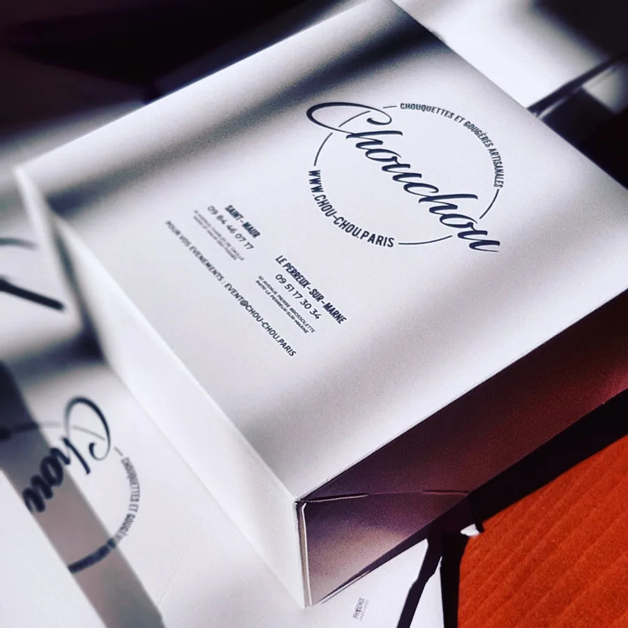 Emballage personnalise imprime pour Chouchou Paris