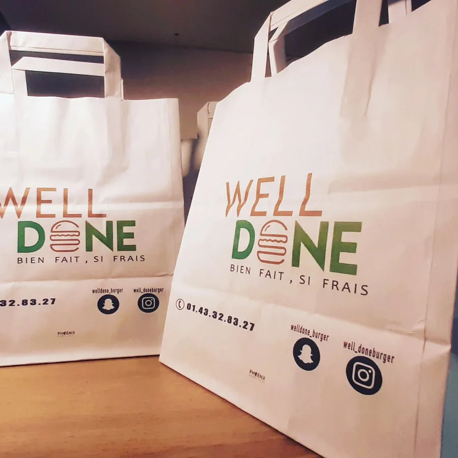 Emballage personnalise imprime pour Well Done
