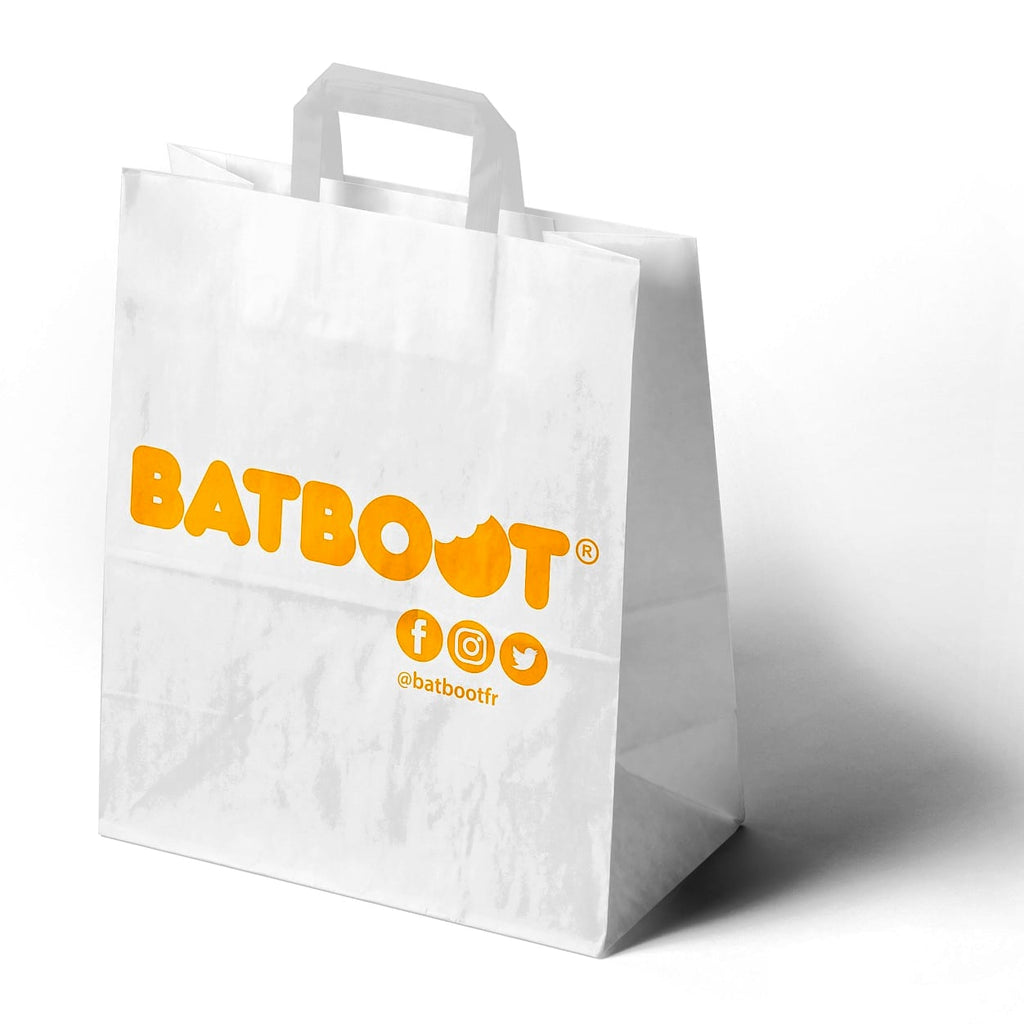 Sac kraft Blanc Personnalisé Packaging